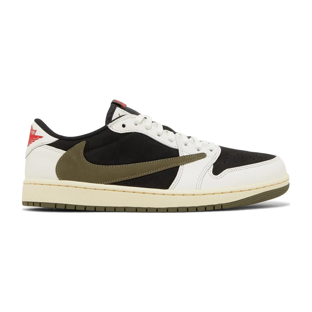 Tenis Air Jordan 1 Low Og Travis Scott Olive