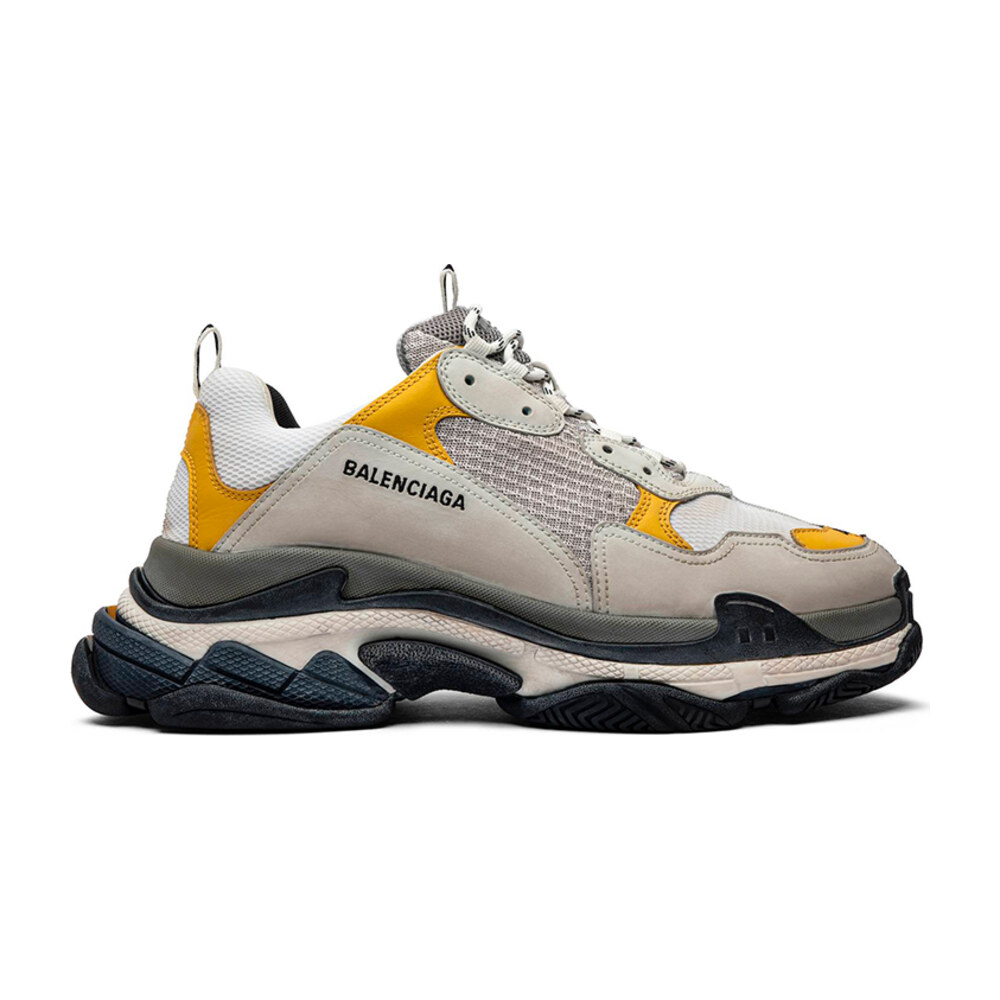 Balenciaga Triple S Split White Light Grey Yellow