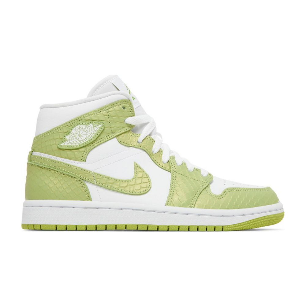 Air Jordan 1 Mid Green Python