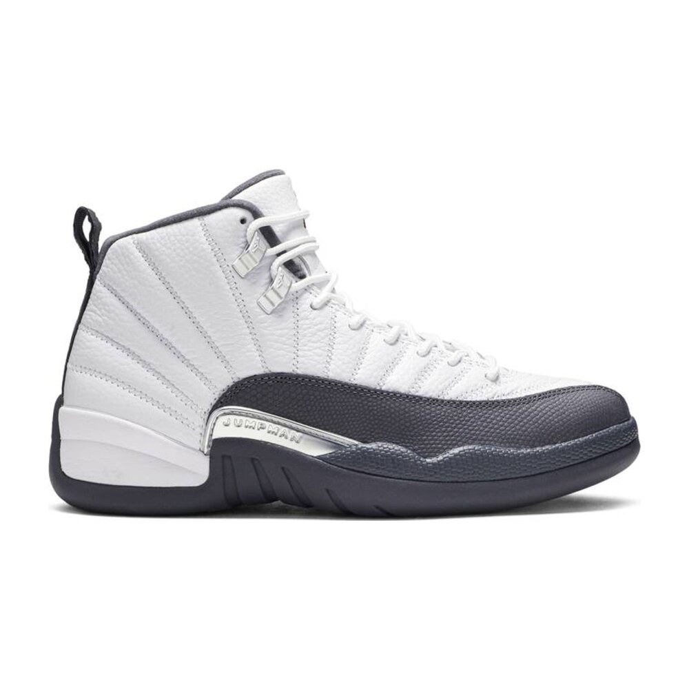 Tenis Jordan 12 White Dark Grey