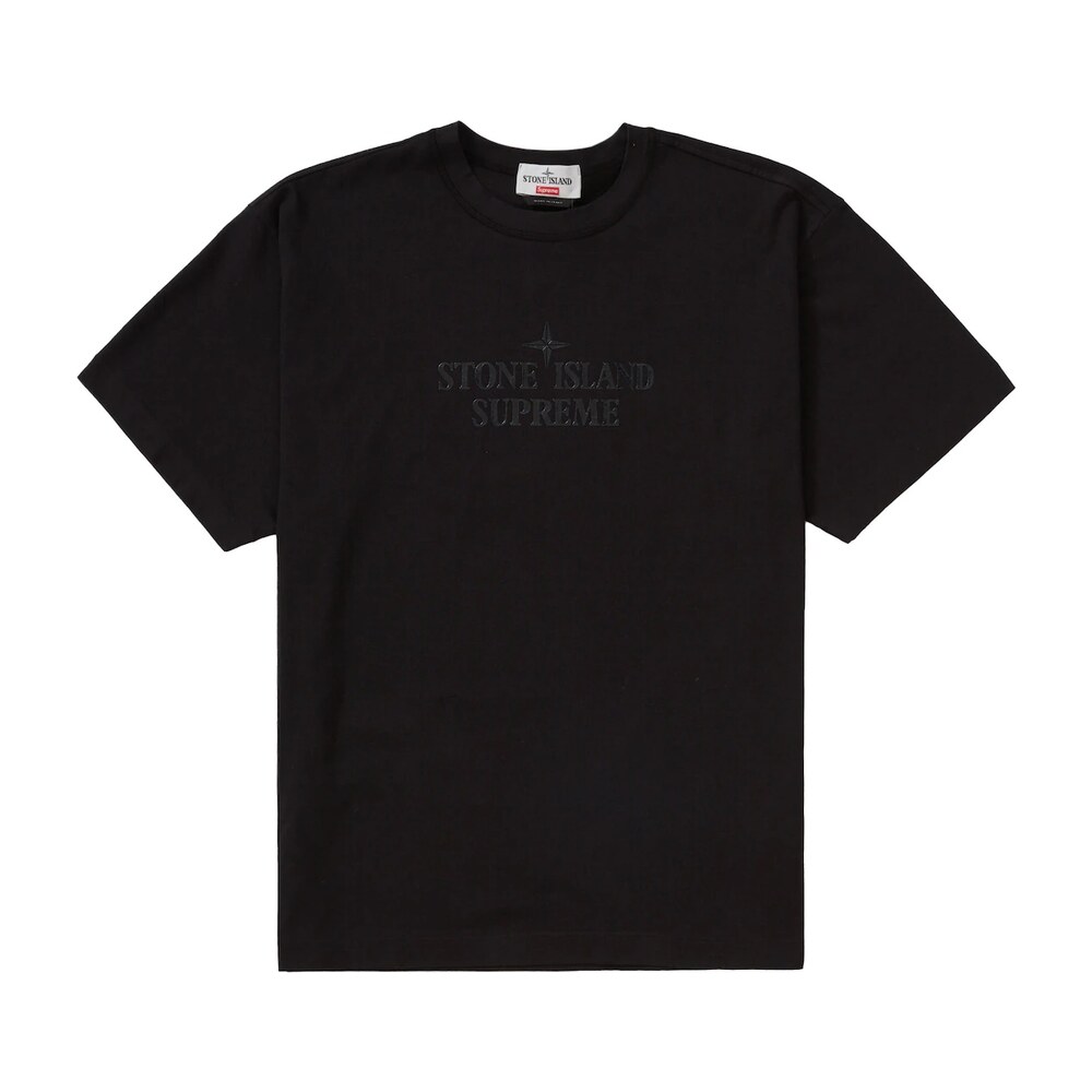 Supreme Stone Island S/s Top Black