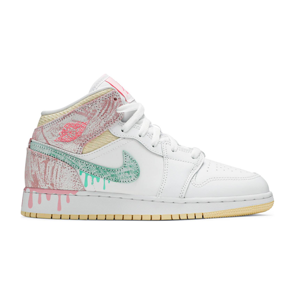Air Jordan 1 Mid Paint Drip