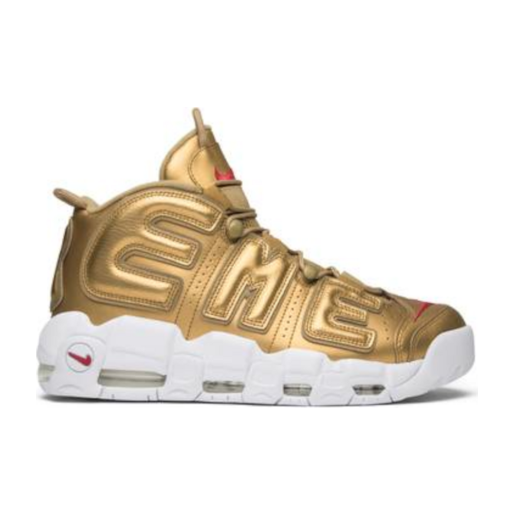 Tenis Nike Air More Uptempo Supreme Suptempo Gold 