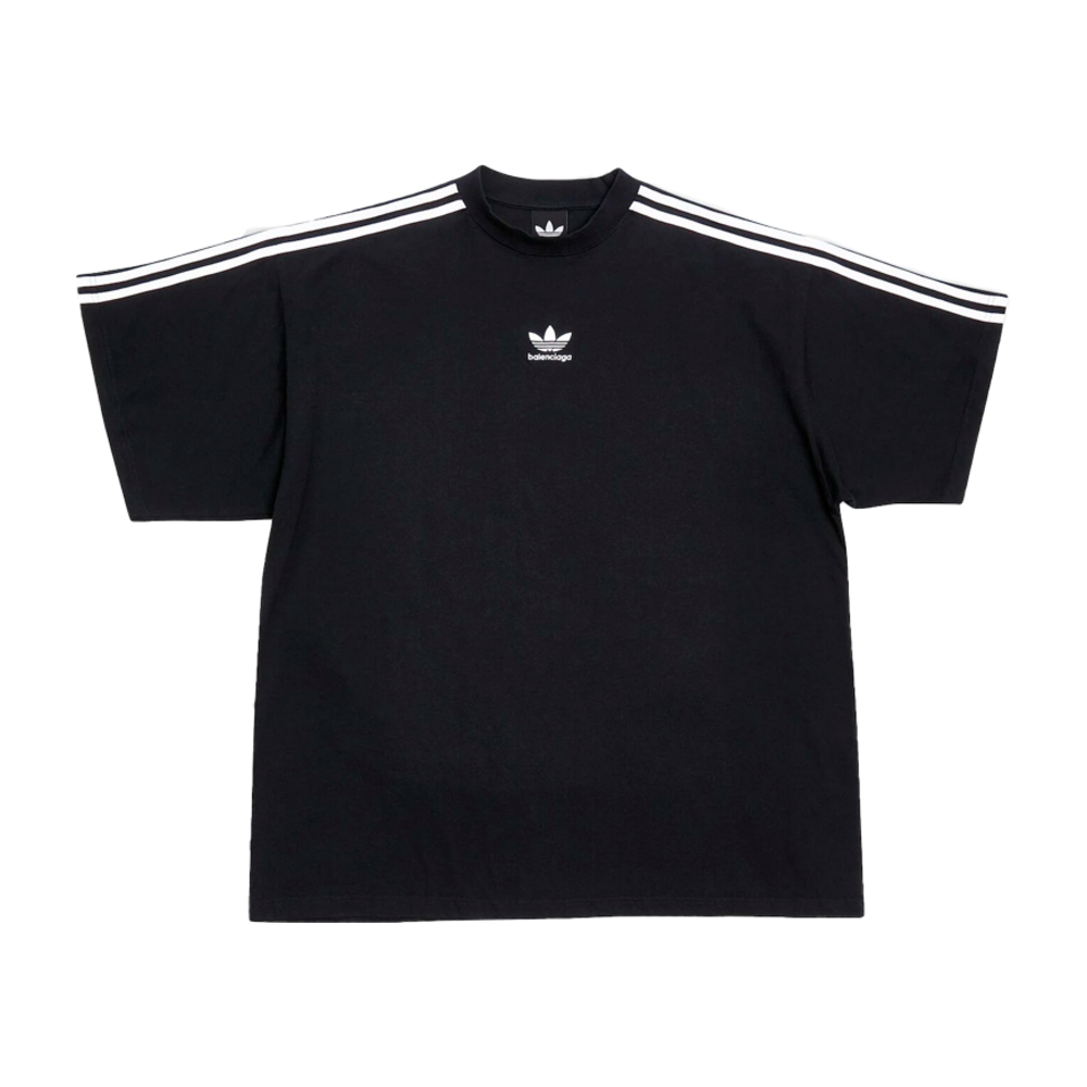 BALENCIAGA ADIDAS T SHIRT OVERSIZED BLACK