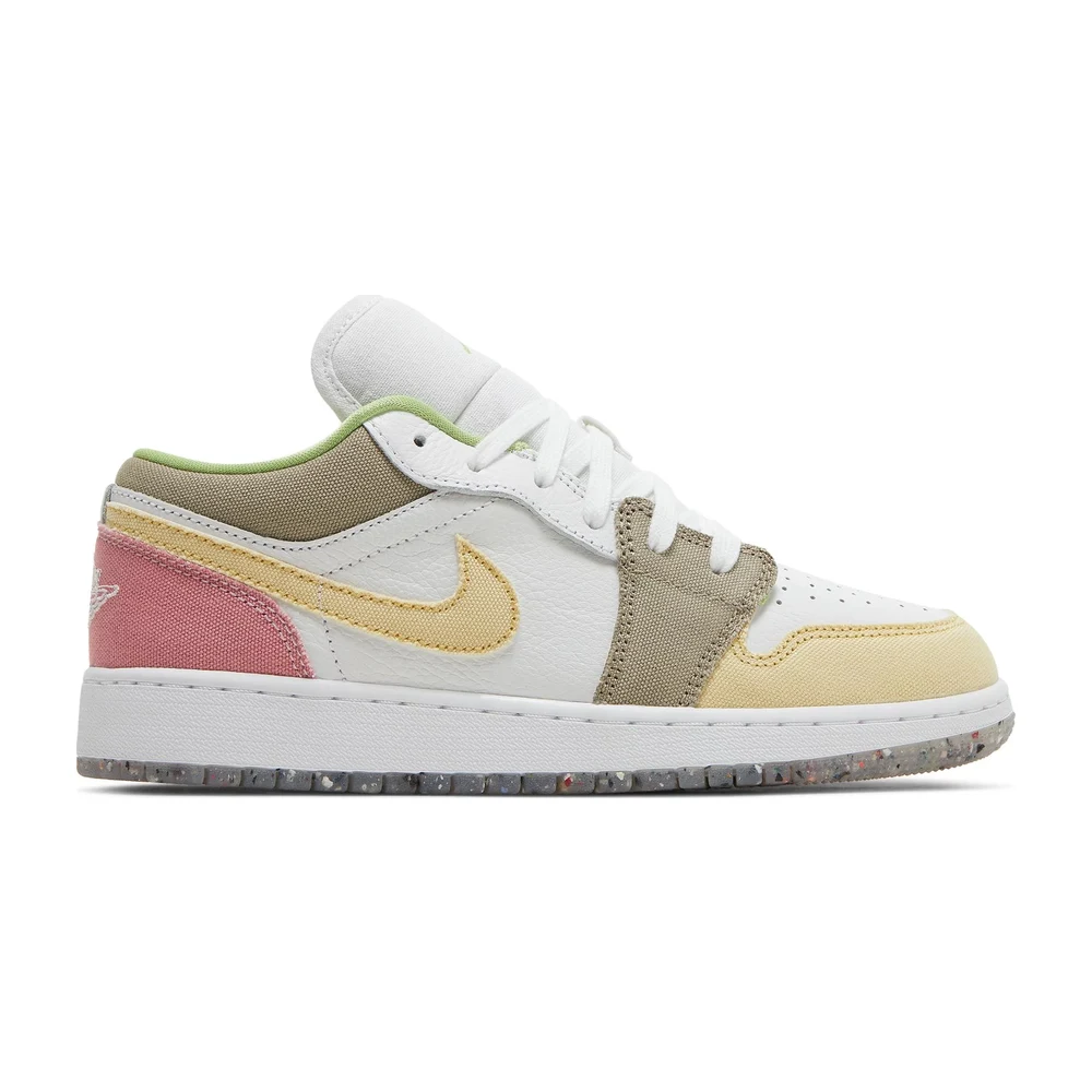 Tenis Air Jordan 1 Low Pastel Grind Vivid Green