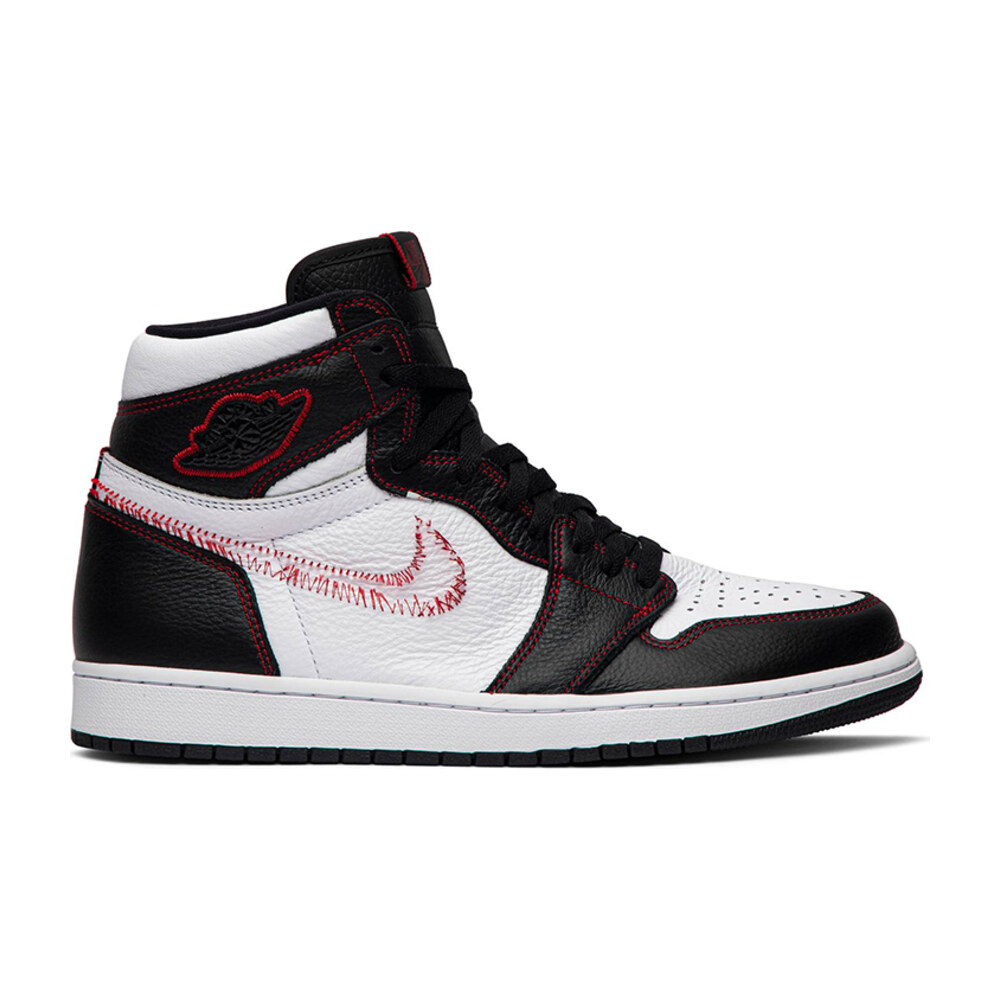 Air Jordan 1 High Defiant White Black Gym Red