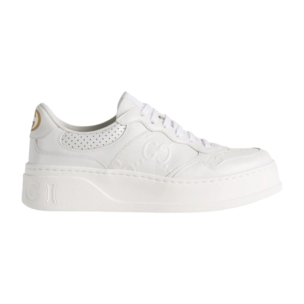 GUCCI GG EMBOSSED SNEAKER GG GREY