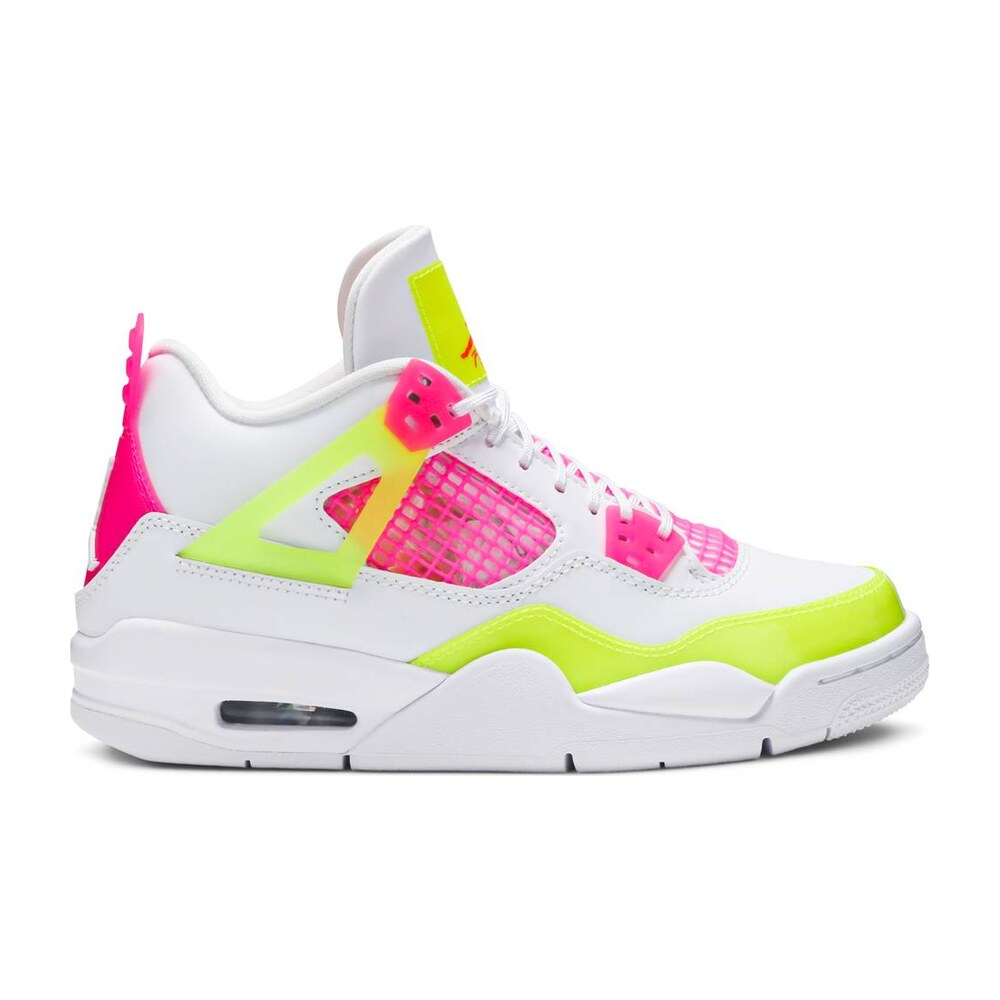 Tenis Jordan 4 White Lemon Pink