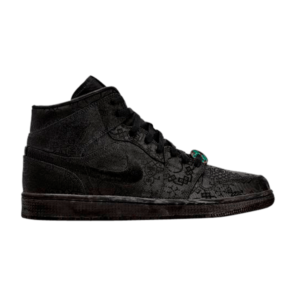 Tenis Air Jordan 1 Mid Clot Dsm Black