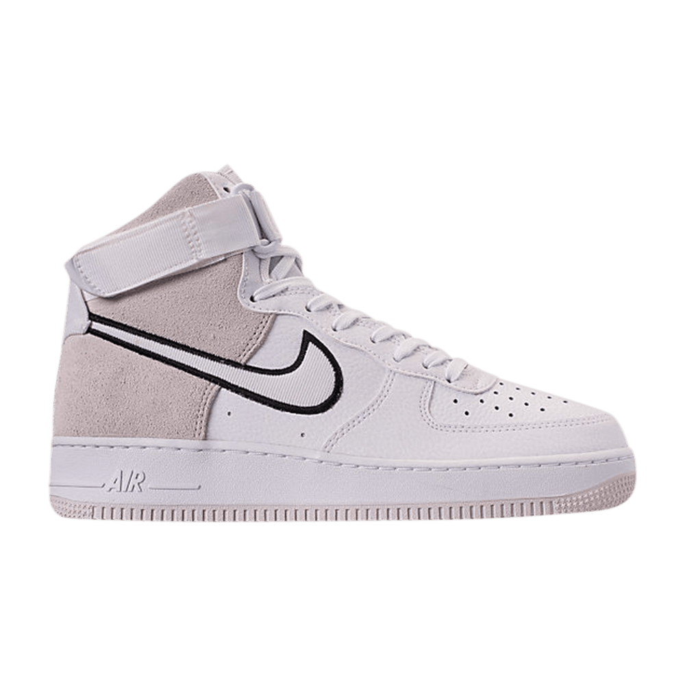 Tenis Nike Air Force 1 High White Vast Grey Black