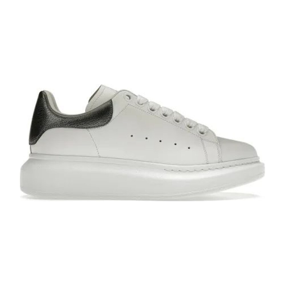 ALEXANDER MCQUEEN OVERSIZED WHITE METALLIC