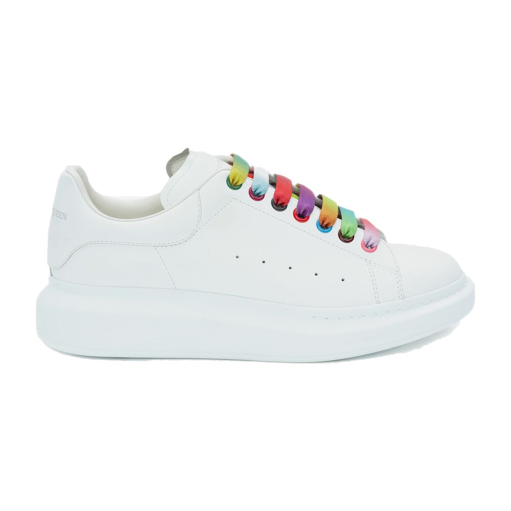 ALEXANDER MCQUEEN OVERSIZED WHITE RAINBOW