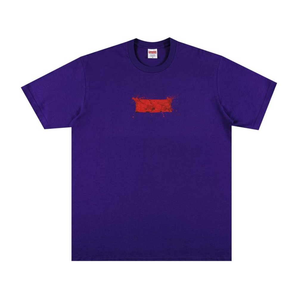 Supreme Ralph Steadman Box Logo Tee Purple