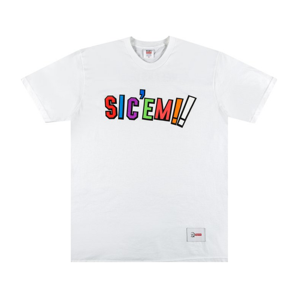 Supreme Wtaps Sic'em! Tee White 