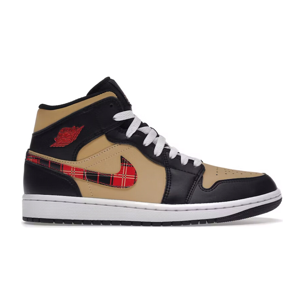 JORDAN 1 MID TARTAN SWOOSH