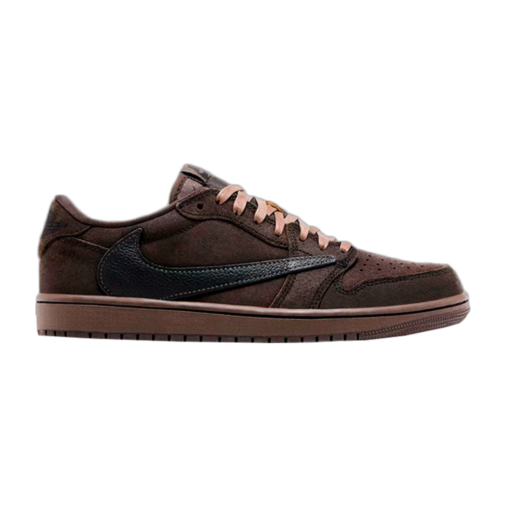 TENIS AIR JORDAN 1 LOW OG TRAVIS SCOTT VELVET BROWN