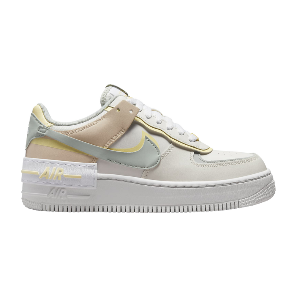TENIS NIKE AIR FORCE 1 LOW SHADOW SAIL LIGHT SILVER CITRON TINT