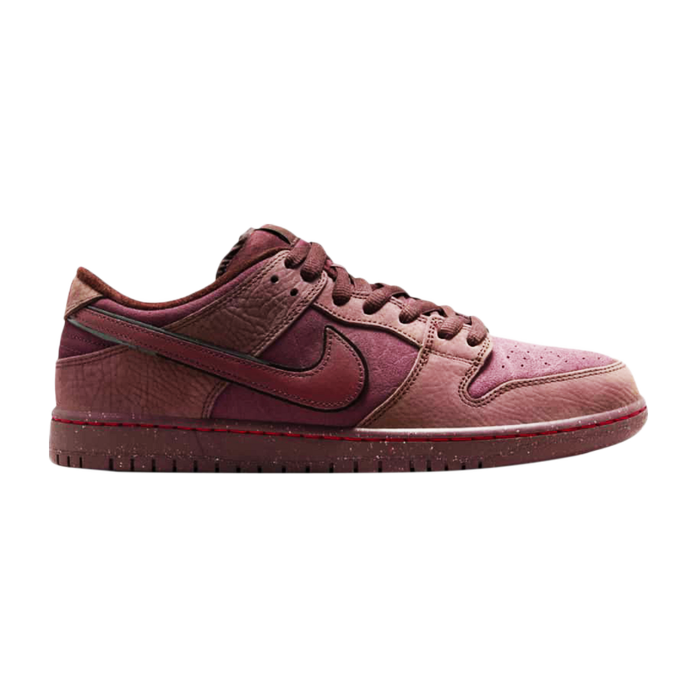 NIKE SB DUNK LOW CITY OF LOVE VALENTINES DAY BURGUNDY