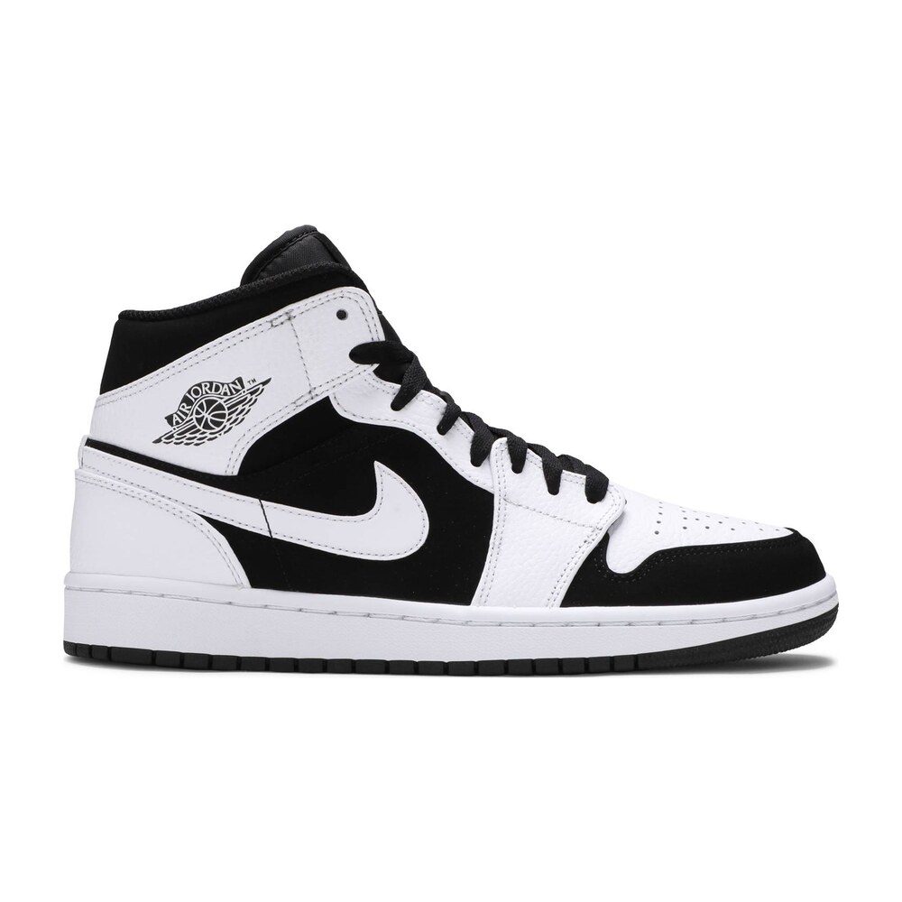 Tenis Air Jordan 1 Mid White Black