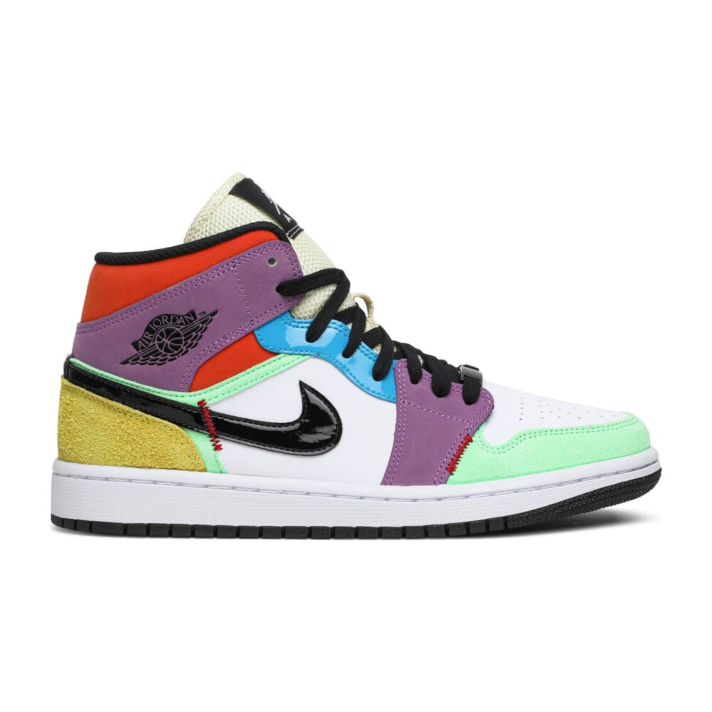 Tenis Air Jordan 1 Mid Se Multi Color