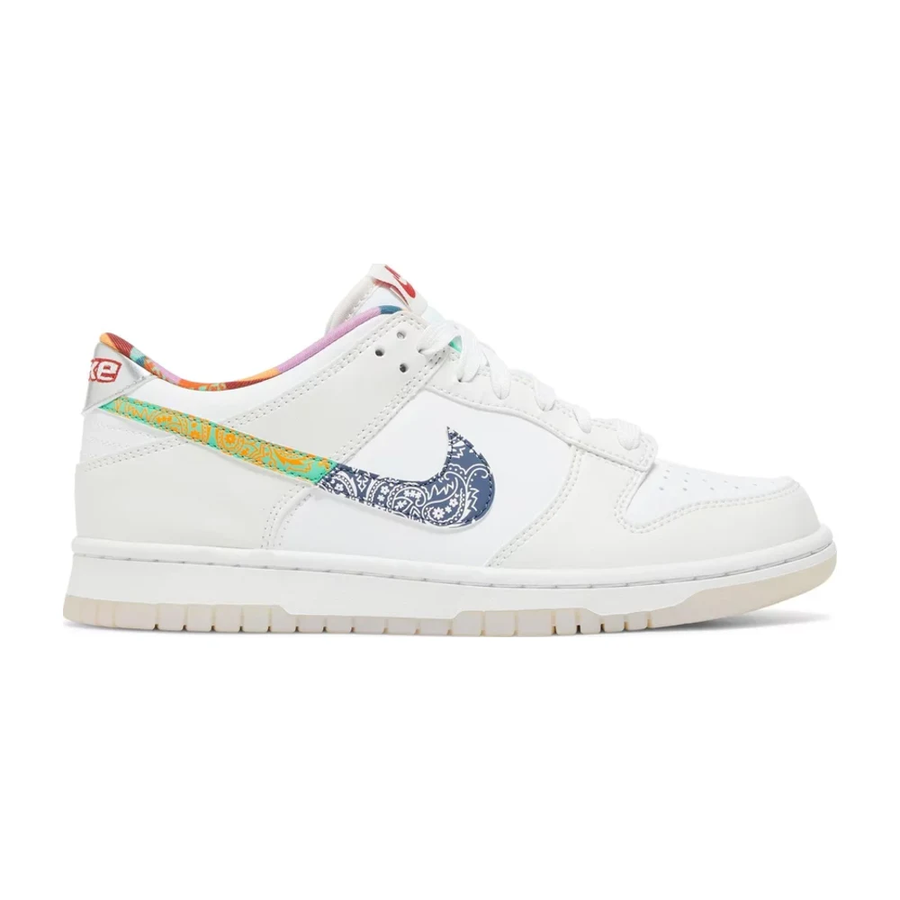 Nike Dunk Low White Multi-color Paisley