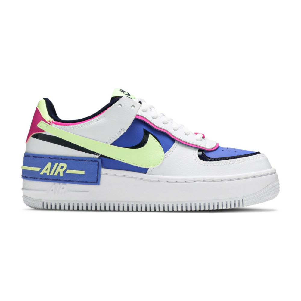 Nike Air Force 1 Low Shadow White Sapphire Barely Volt