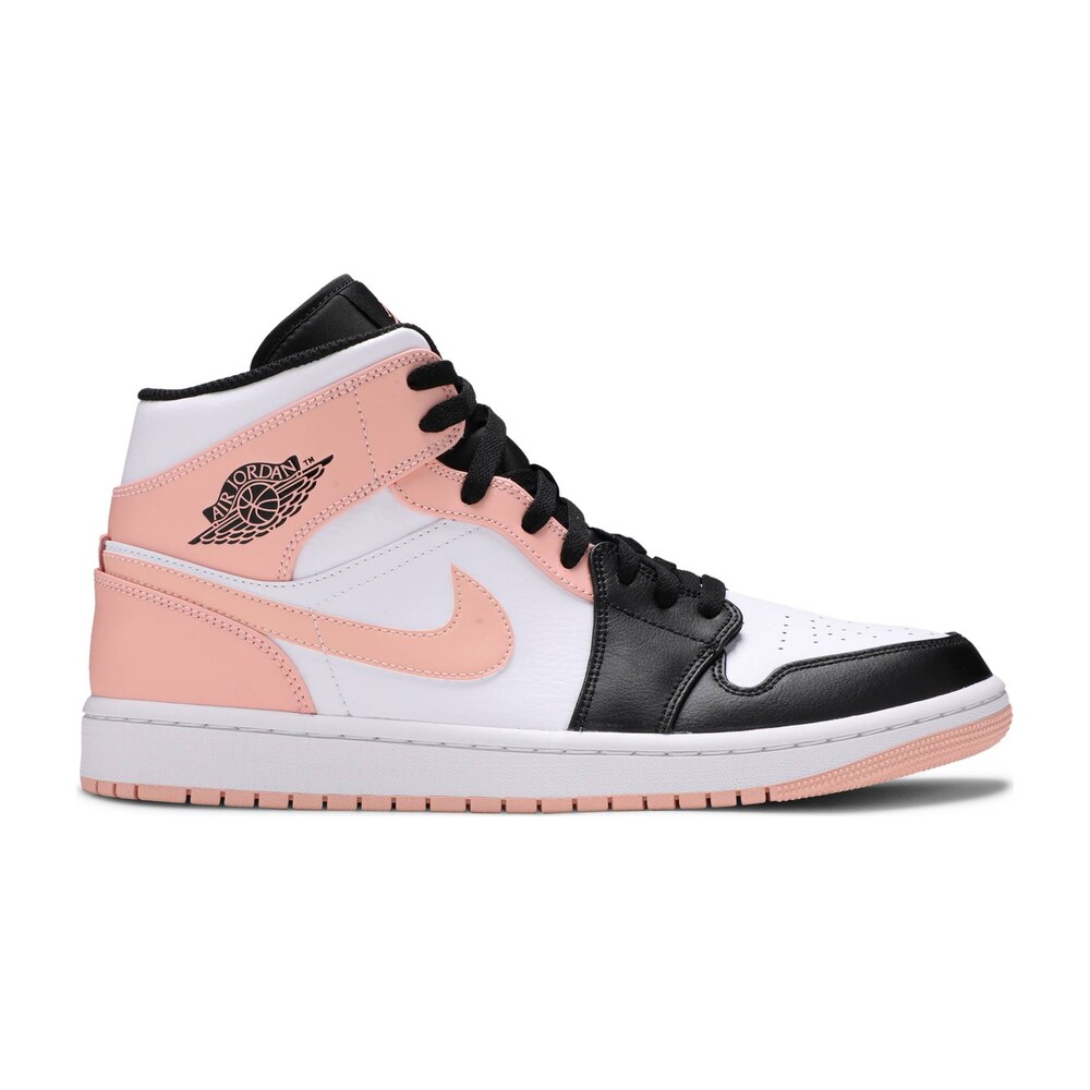 Tenis Air Jordan 1 Mid Arctic Orange Black Toe