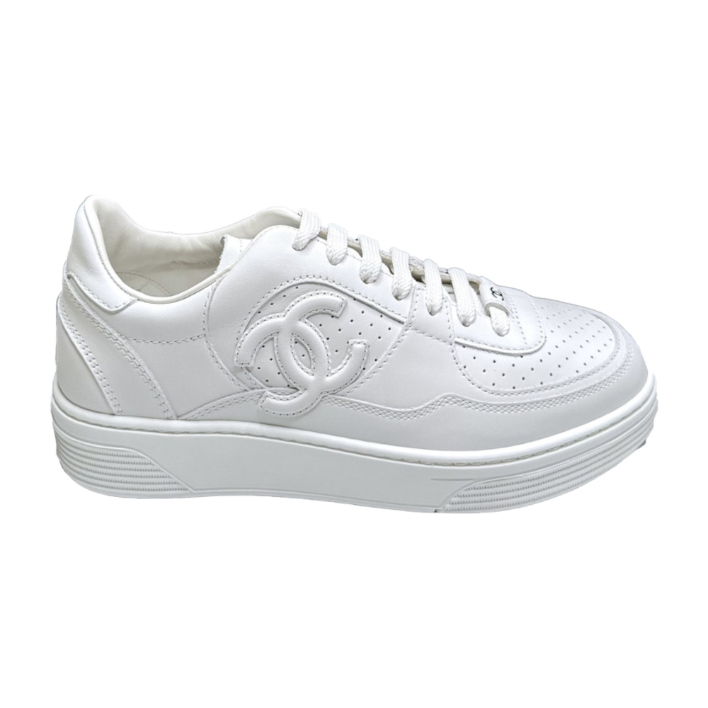 CHANEL 23 A COLLECTION WHITE LEATHER