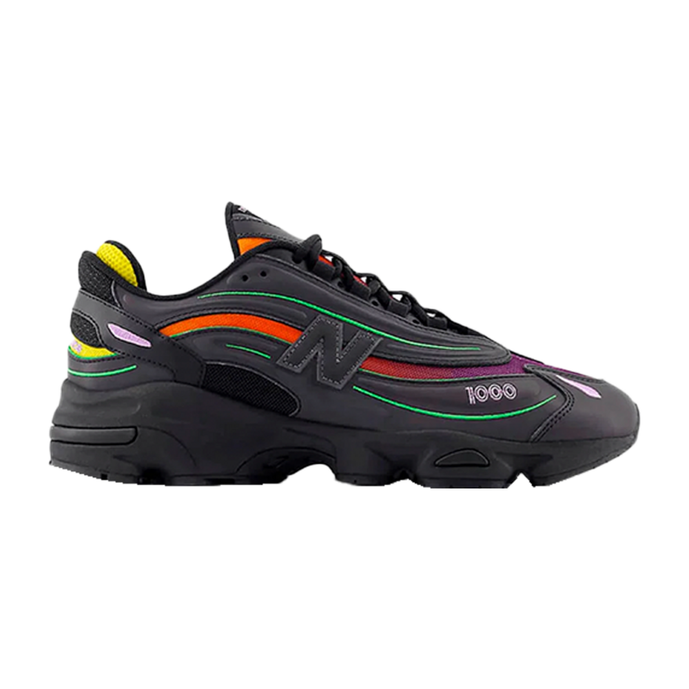 NEW BALANCE 1000 REFLECTIVE BLACK MULTI-COLOR