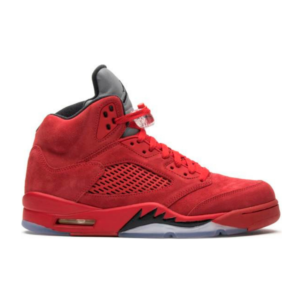 Tenis Jordan 5 Red Suede