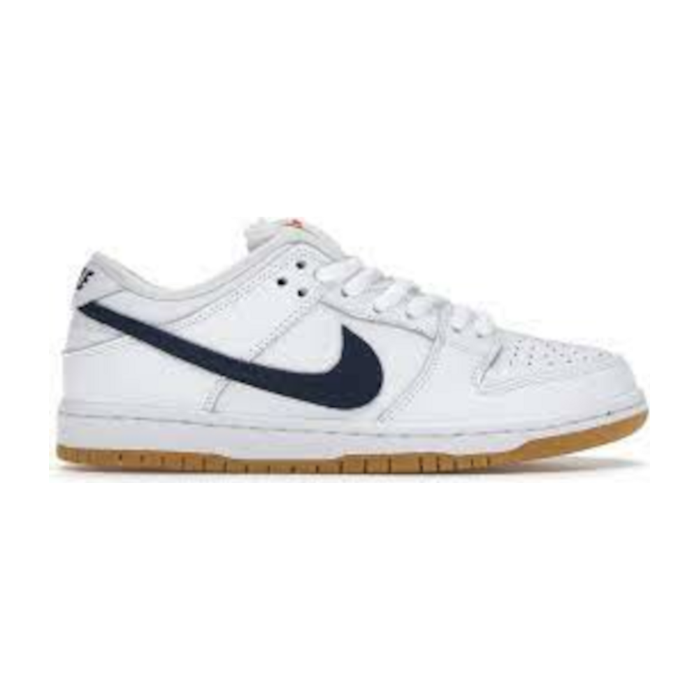 NIKE SB DUNK LOW ORANGE LABEL WHITE NAVY