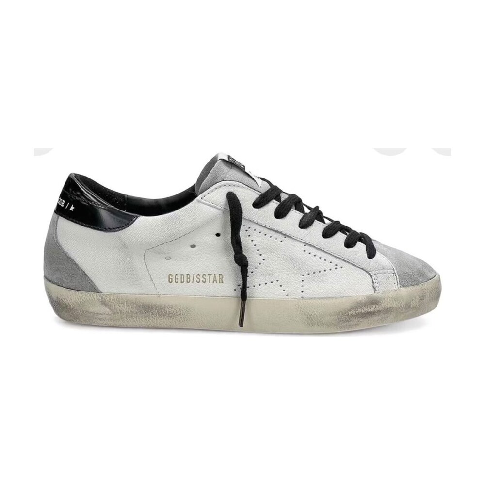 Tenis Golden Goose Super Star Blanco Gris Negro