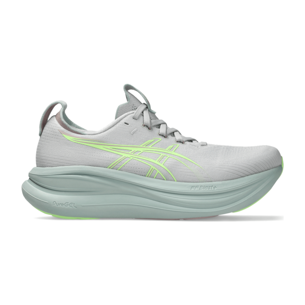 ASICS GEL-NIMBUS 28 COULD GREY ILLUMINATE GREEN